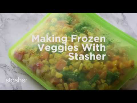 How to Freeze Vegetables with Stasher Bag