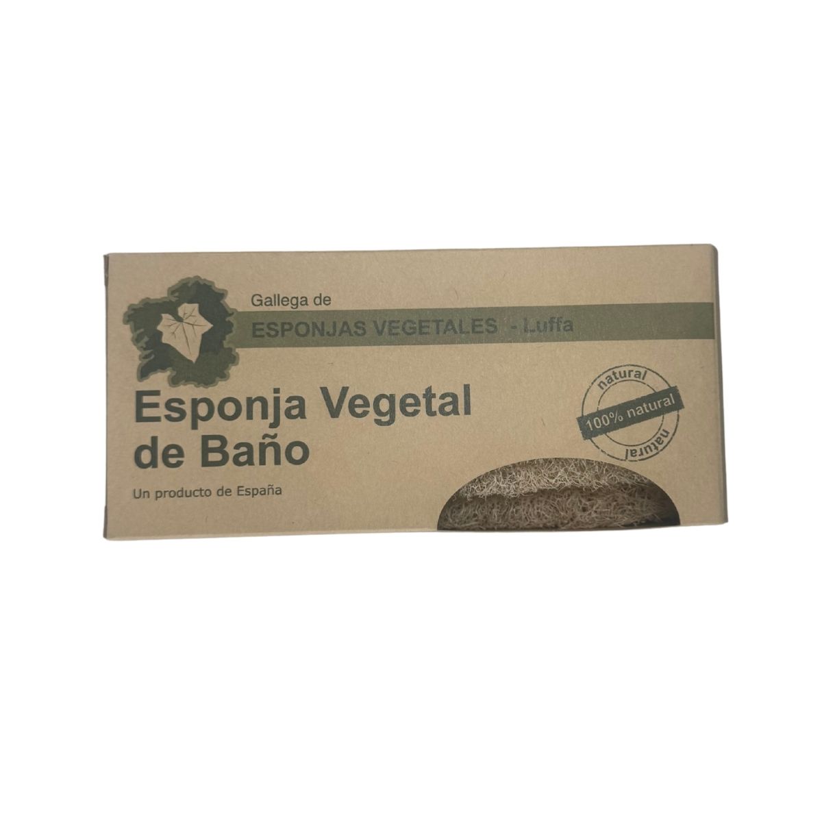 Esponja vegetal de luffa caja