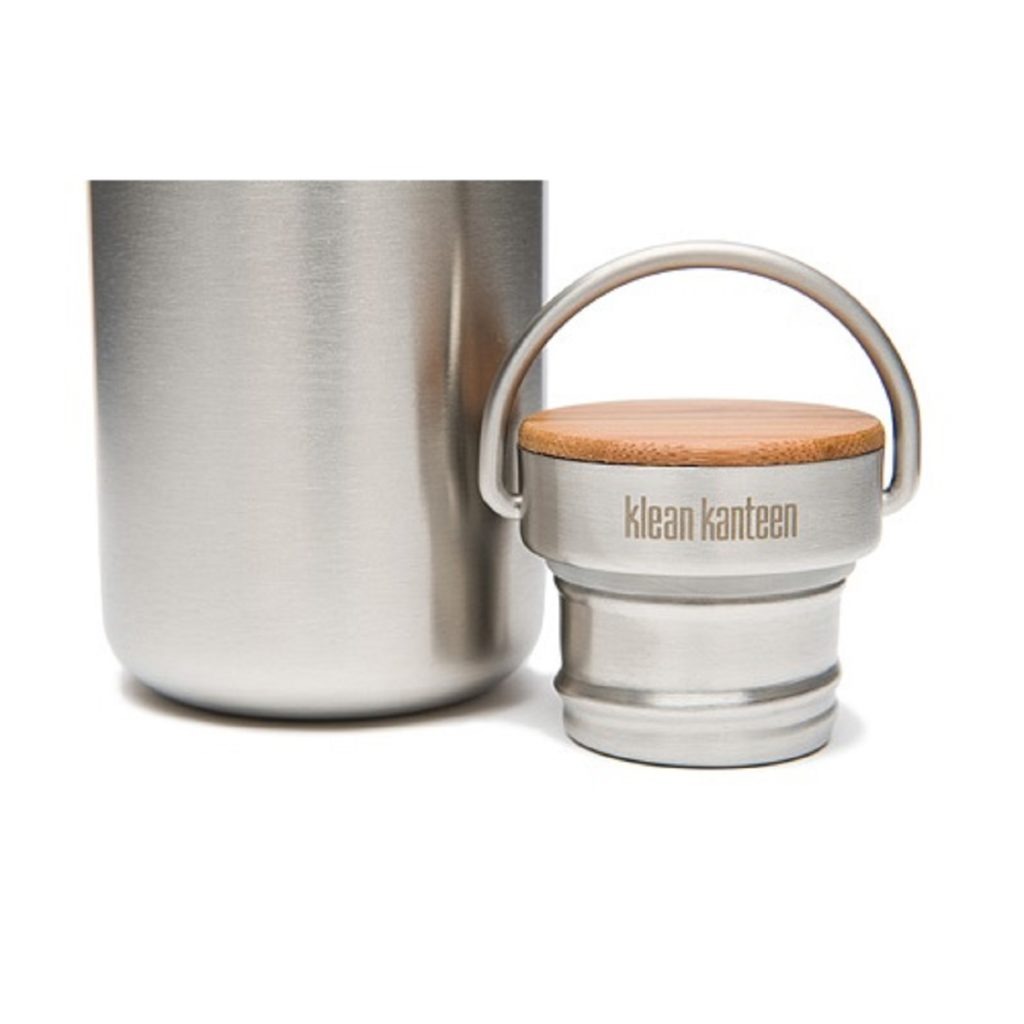 Botella Klean Kanteen 800ml 28oz Reflect cepillado tapón