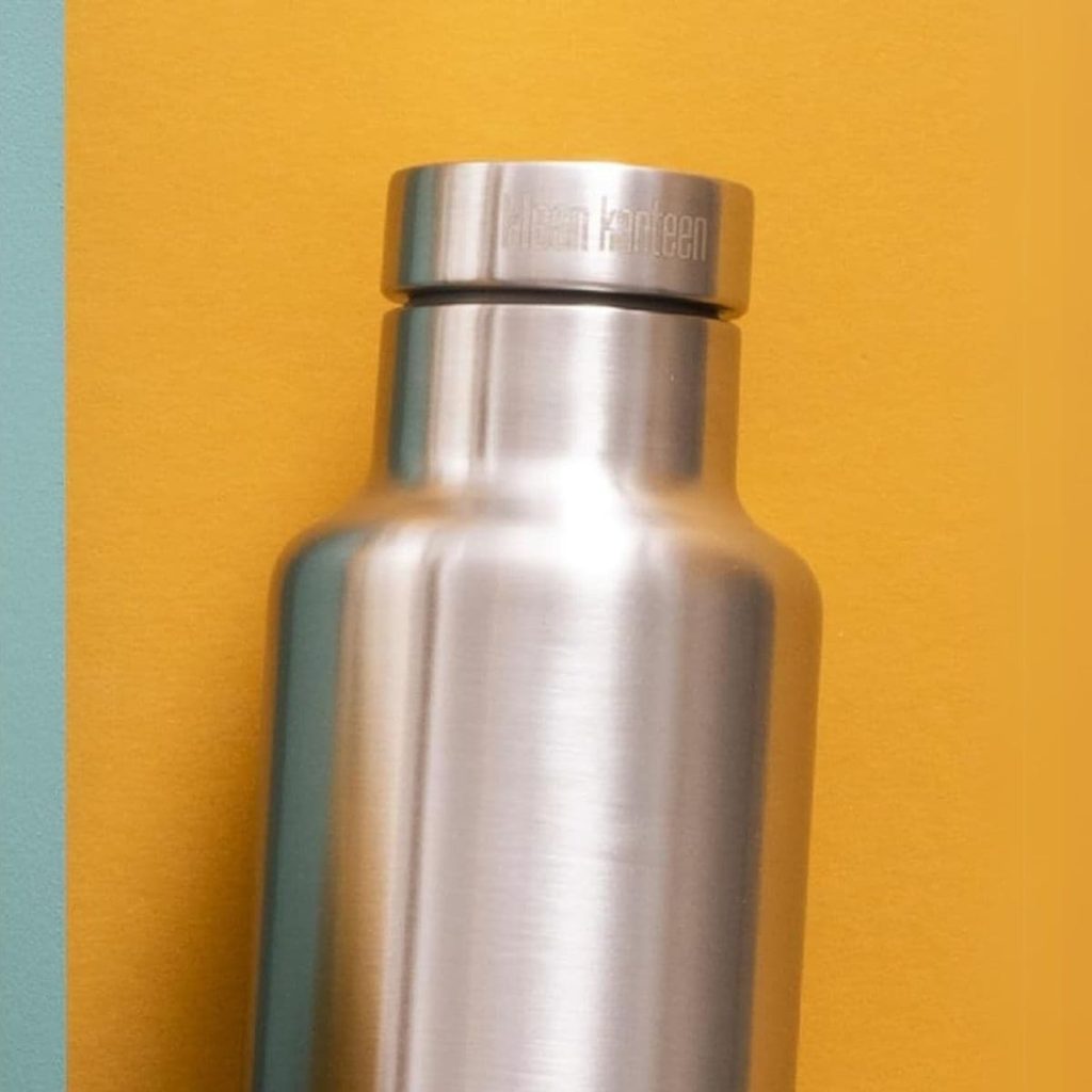 botella térmica klean kanteen detalle tapón