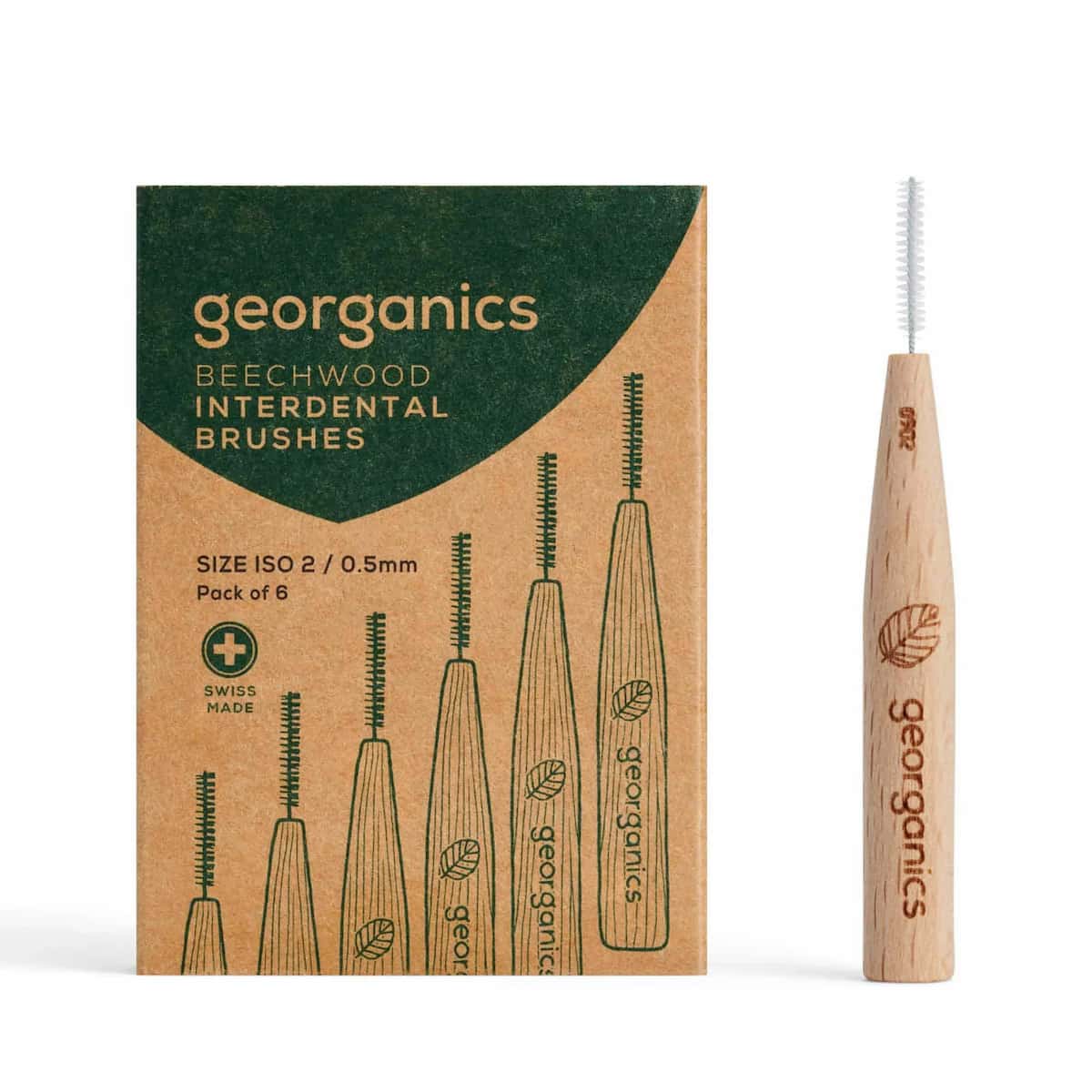 Cepillo Interdental Madera de Haya 2