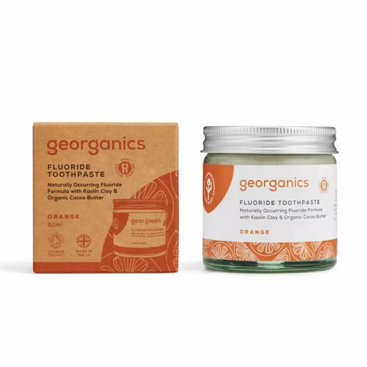 Pasta de dientes de naranja 60 ml