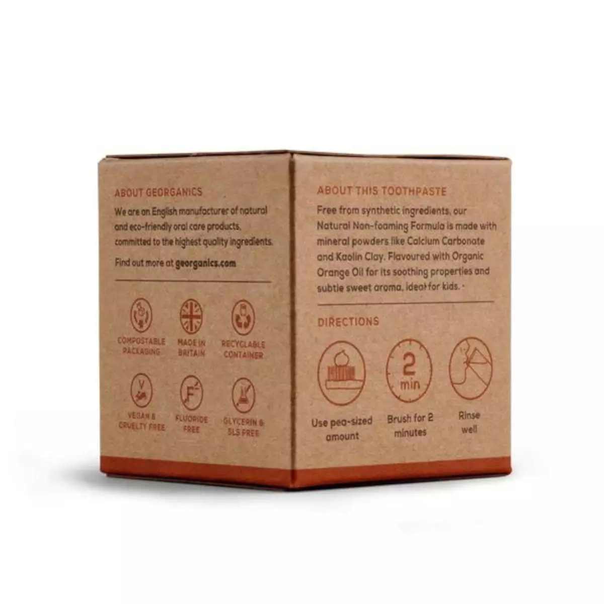 Pasta de dientes de naranja 60 ml