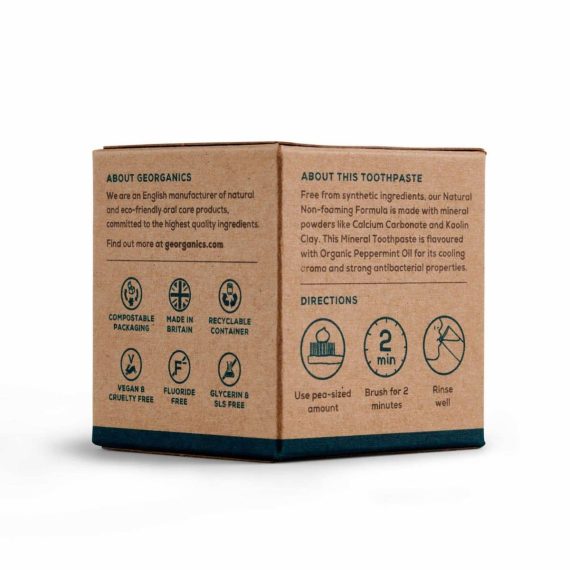 Pasta de dientes Coco - Menta 60ml - Cero Residuo