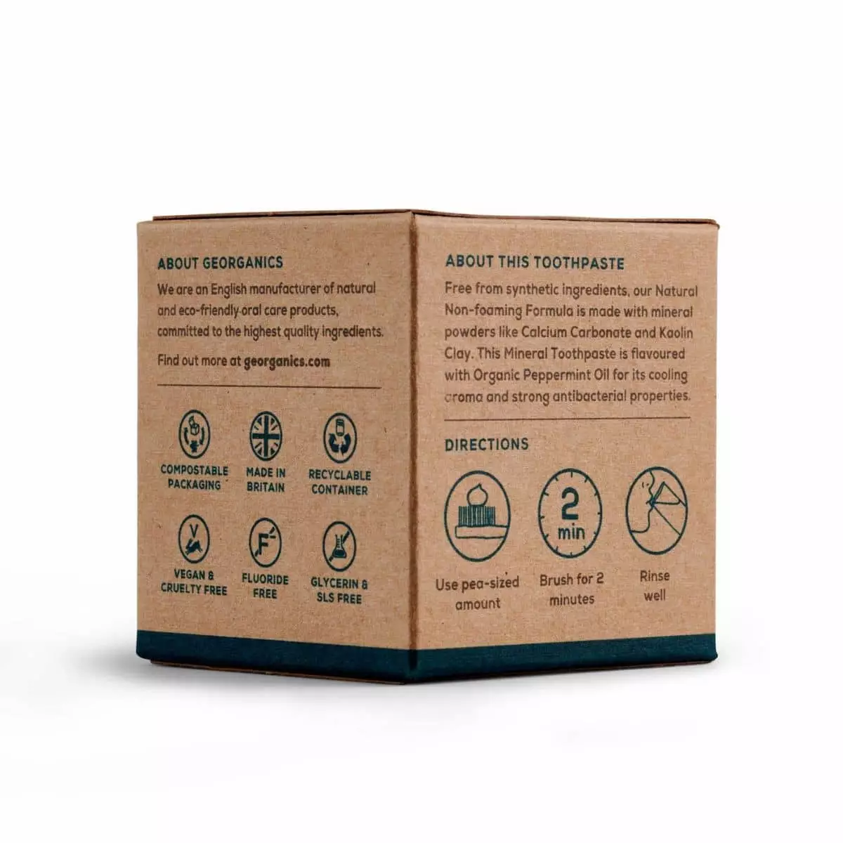Pasta de dientes Coco – Menta 60ml – Cero Residuo