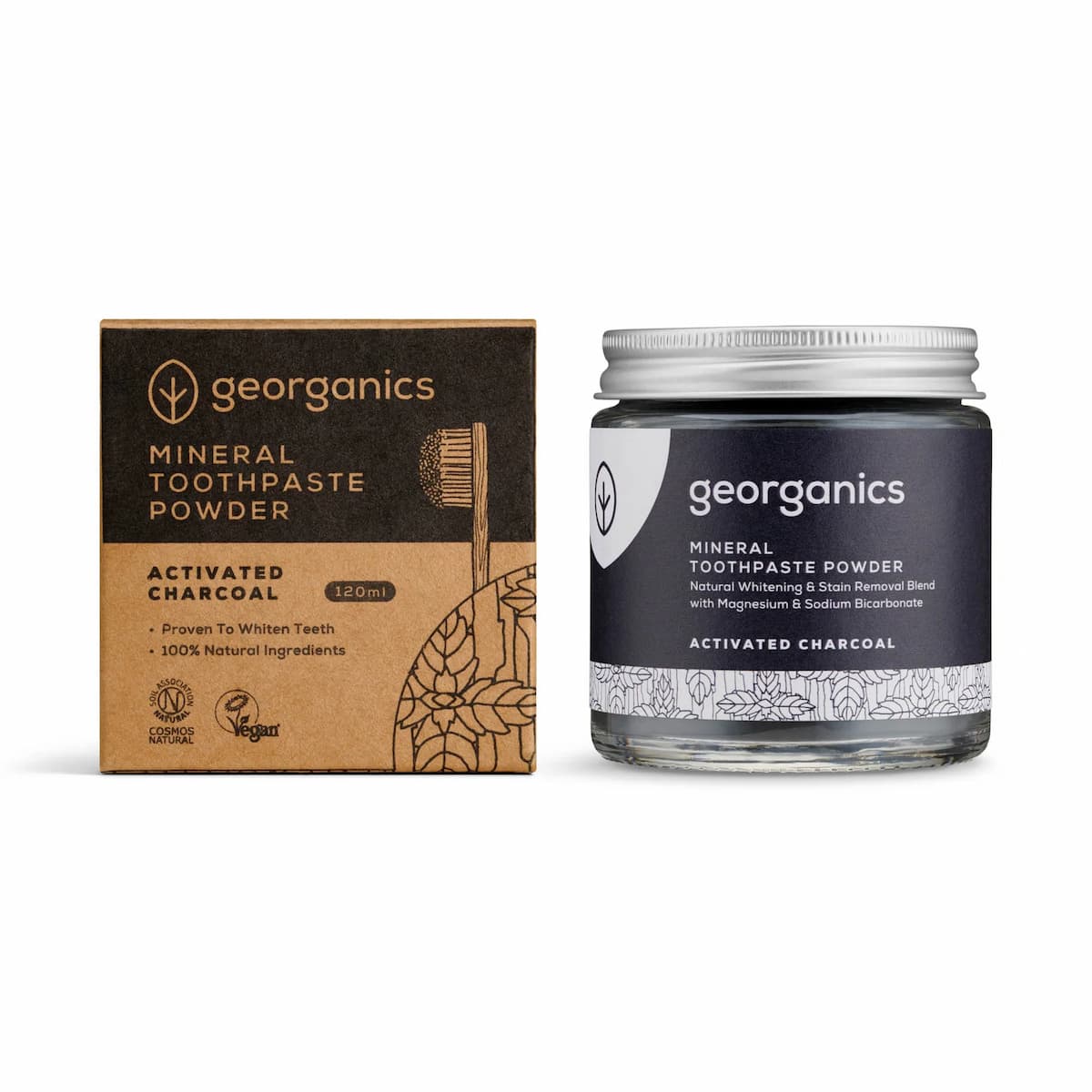 Polvo dental de Carbon Activado 60ml – Cero Residuo