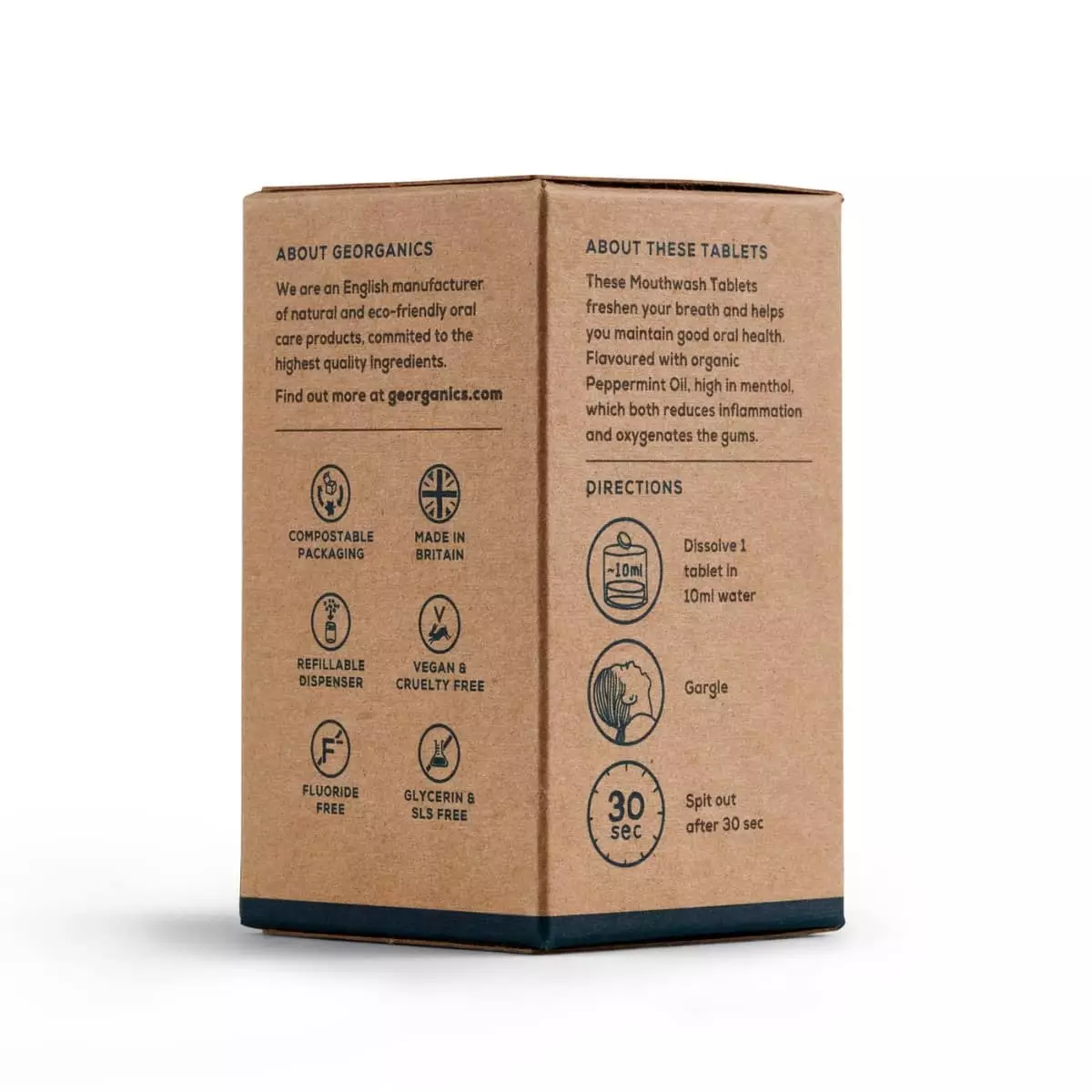 Pasta de dientes en pastillas