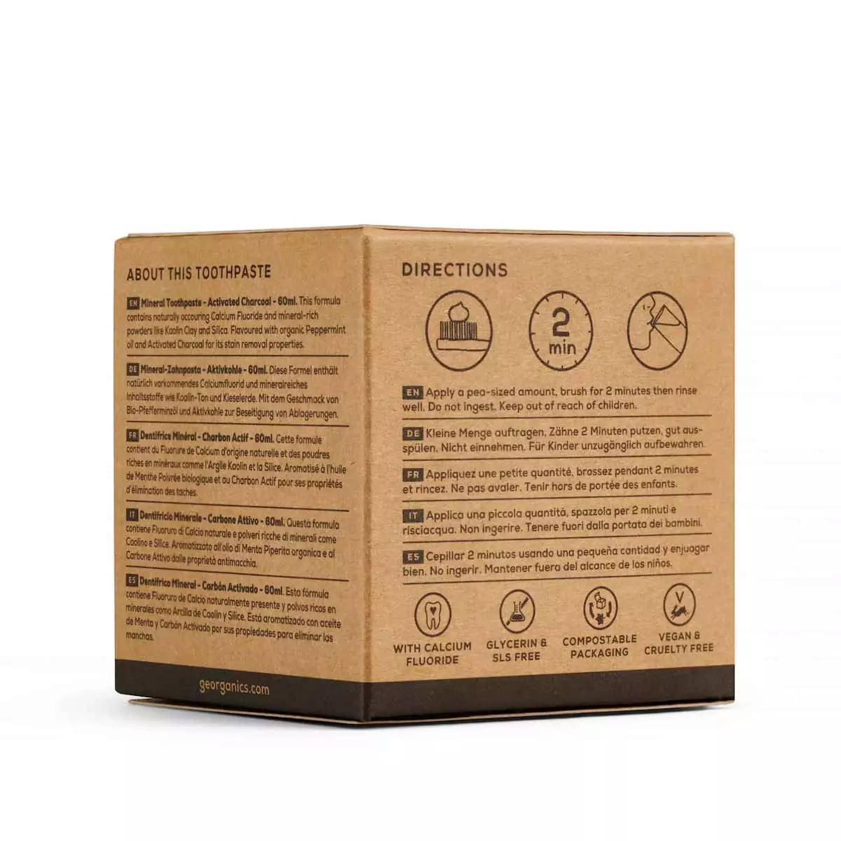 Dentifrico Fluor de Carbon Activado 60 ml Dentifrico Fluor de Carbon Activado 60 ml