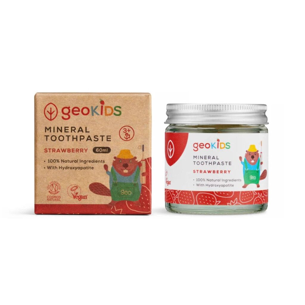 Pasta Dientes Niños Sabor Fresa Detalle