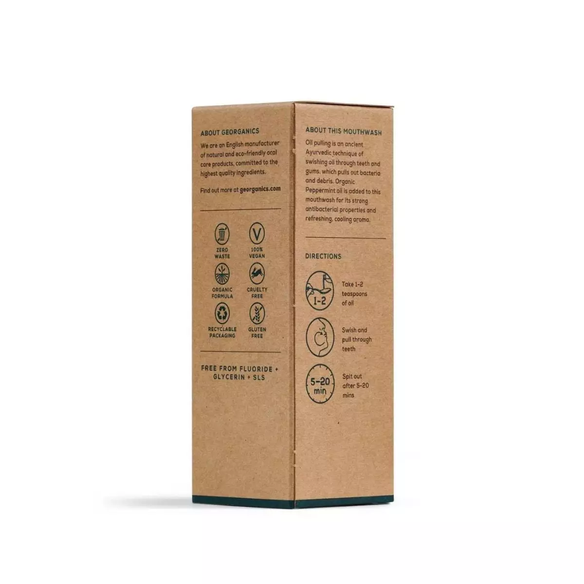 enjuague bucal menta oil pulling
