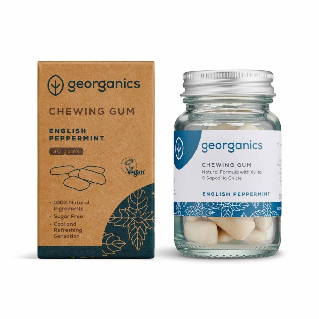 Chicle organico de menta