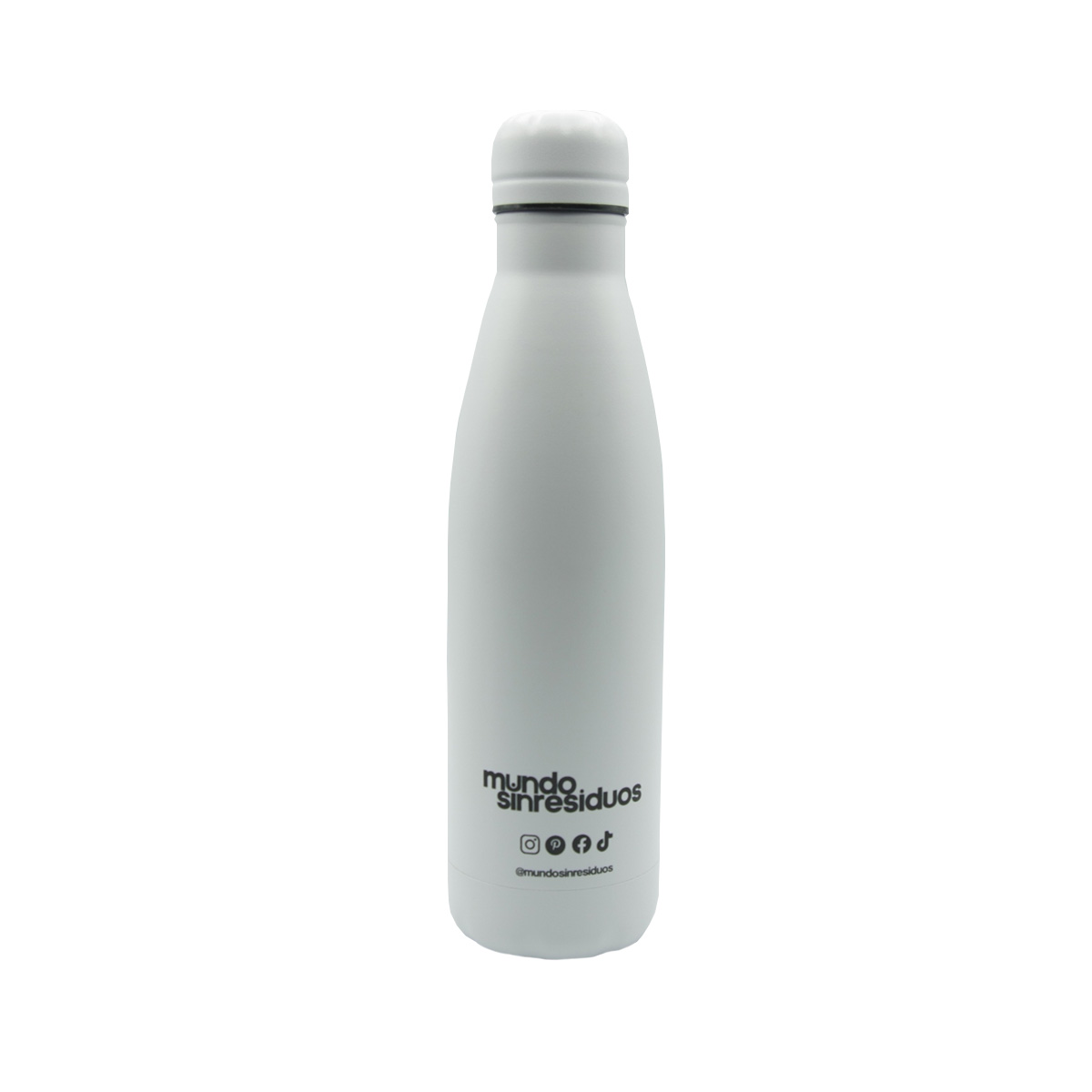 Botella Acero Inoxidable Negro Mate 500ml - Tienda online de accesorios  para bebé