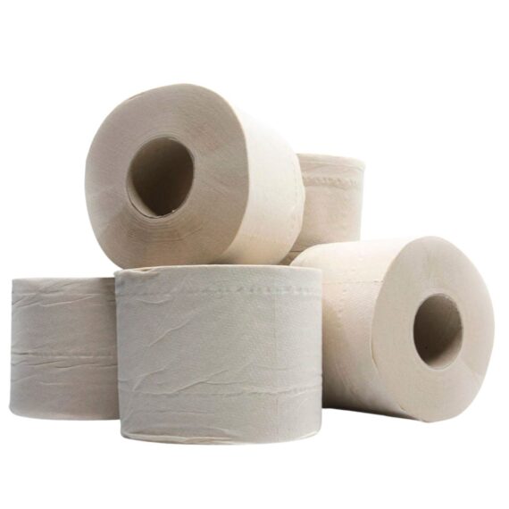 Pack de 6 papeles higiénicos sin blanquear 100% reciclados