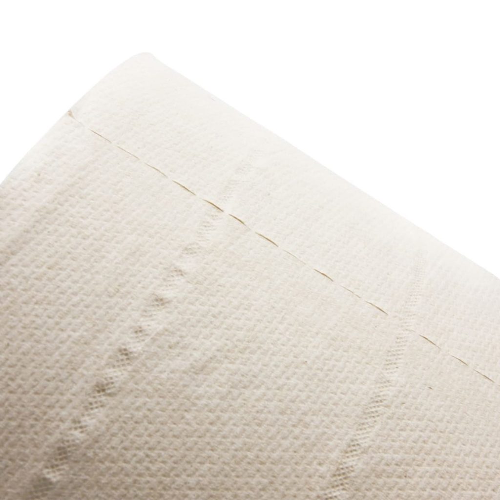 Textura del papel de cocina reciclado y sin plástico