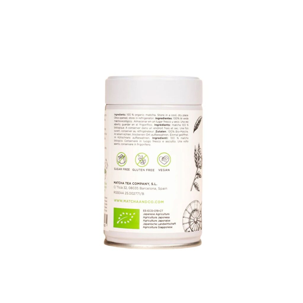 Te Matcha ceremonial 80g trasera