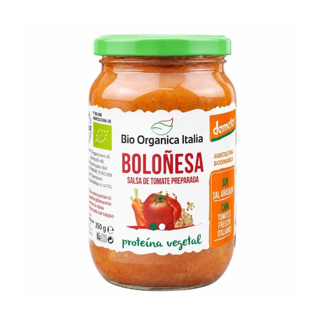 Salsa Tomate Boloñesa 350 ml BIO — Bio Organica Italia