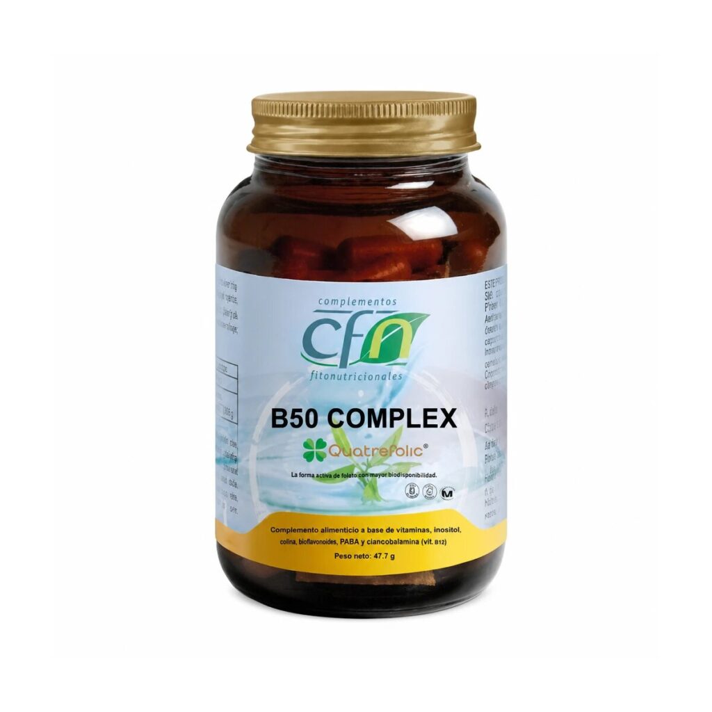 Vitamina B50 Complex Quatrefolic 60 cap — Cfn