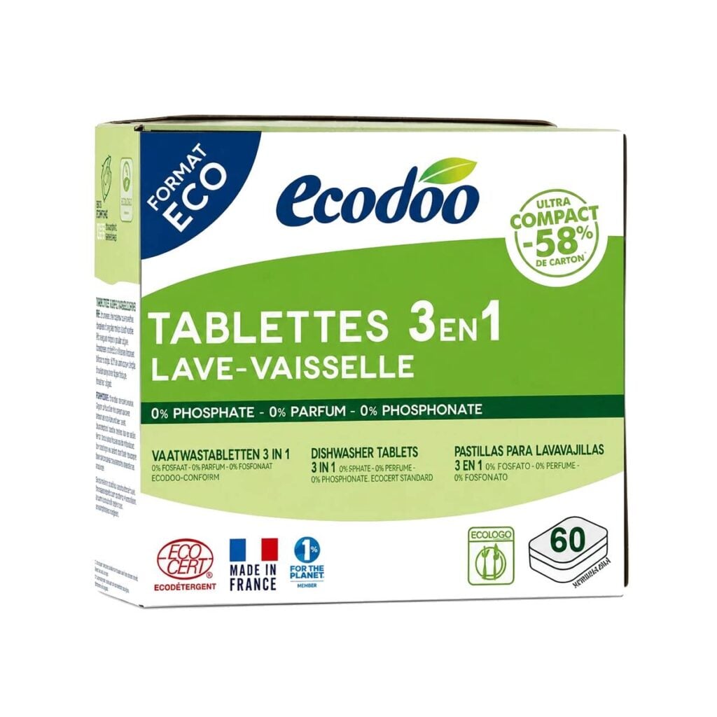 Lavavajillas Máquina en Tabletas 3 en 1 — Ecodoo