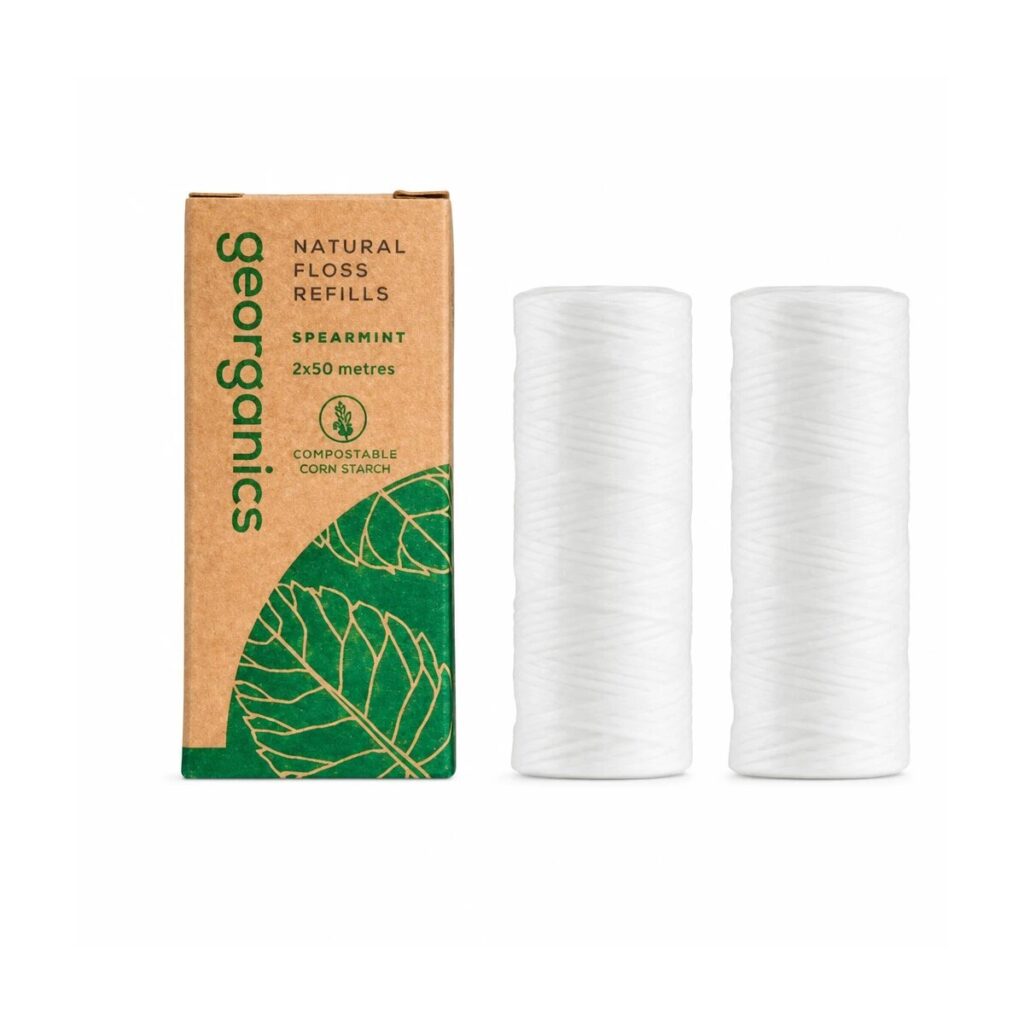 Recargas de Hilo Dental Natural con Hierbabuena — Georganics
