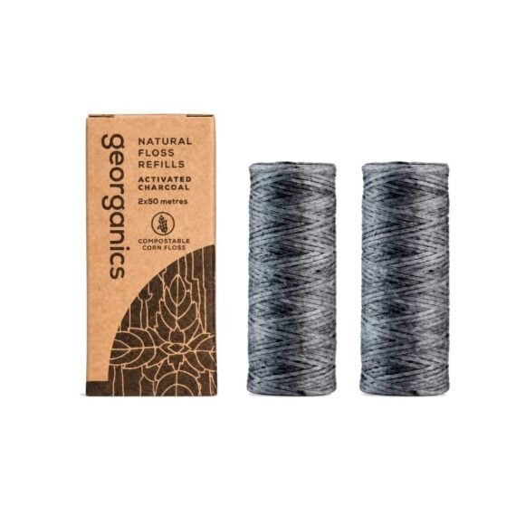 Recargas de Hilo Dental Natural con Carbon Activado
