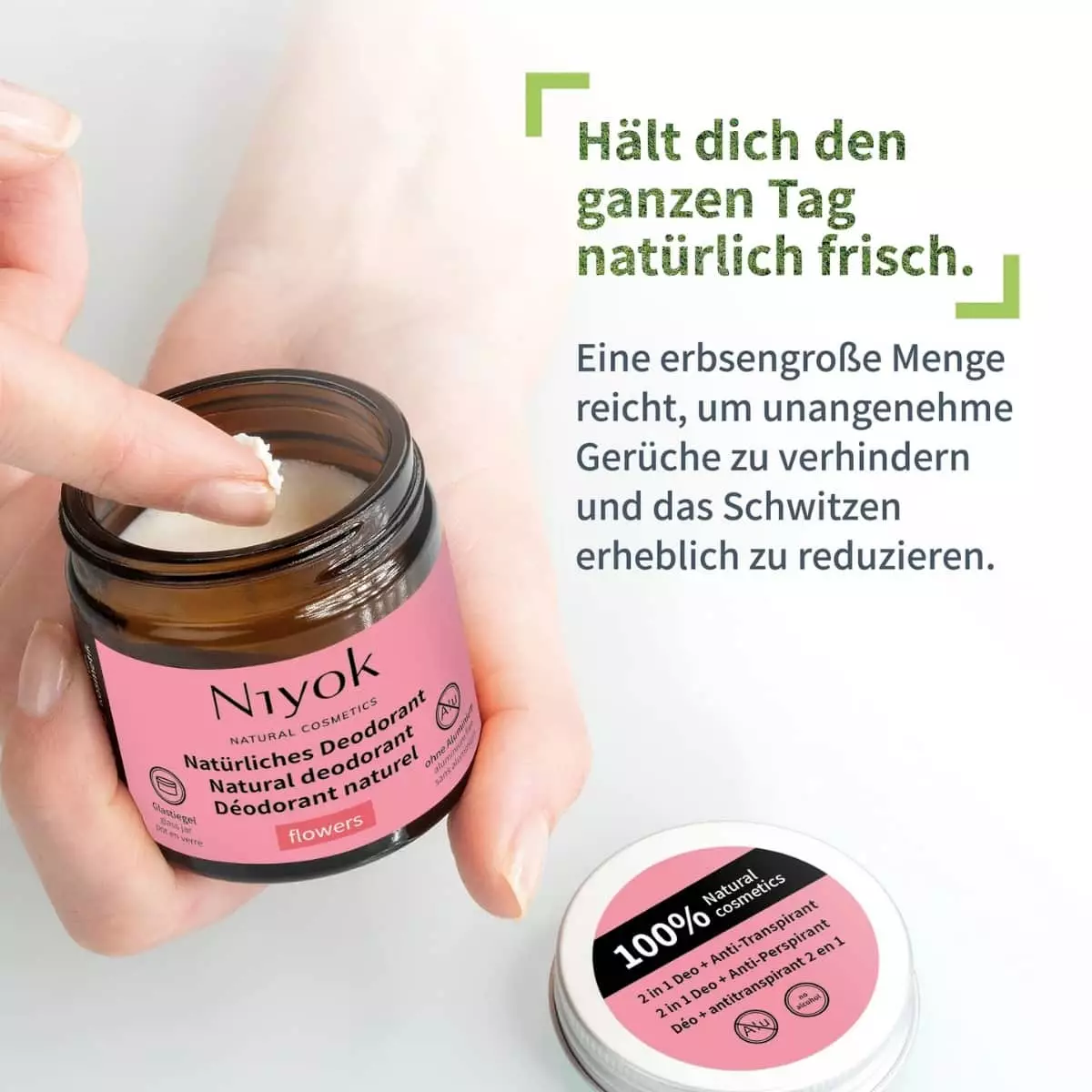 DESODORANTE + ANTITRASPIRANTE flowers 40 ml