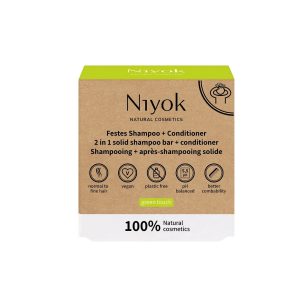 CHAMPU + ACONDICIONADOR SOLIDO green touch 80 gr