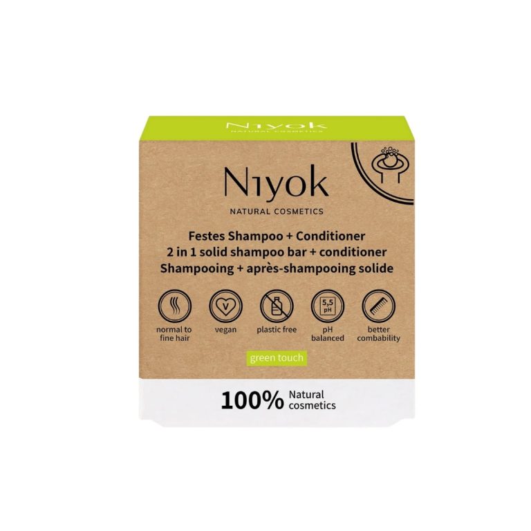 CHAMPU + ACONDICIONADOR SOLIDO green touch 80 gr