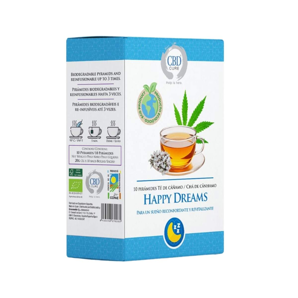 Infusión Cannabis Happy Dreams 10ud