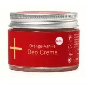 DESODORANTE EN CREMA naranja-vainilla. 24 horas. 30 ml