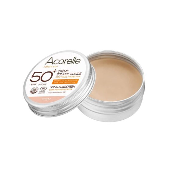Crema Solar Sólida Beige SPF50+ 20g