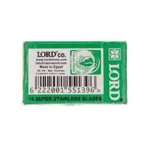 Hojas de afeitar super inox detrás