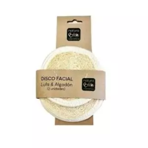 DISCO FACIAL LUFA ALGODON 2 ud