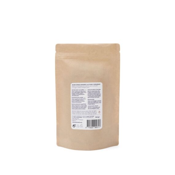 Acido citrico 800gr abrillantador y antical etiqueta