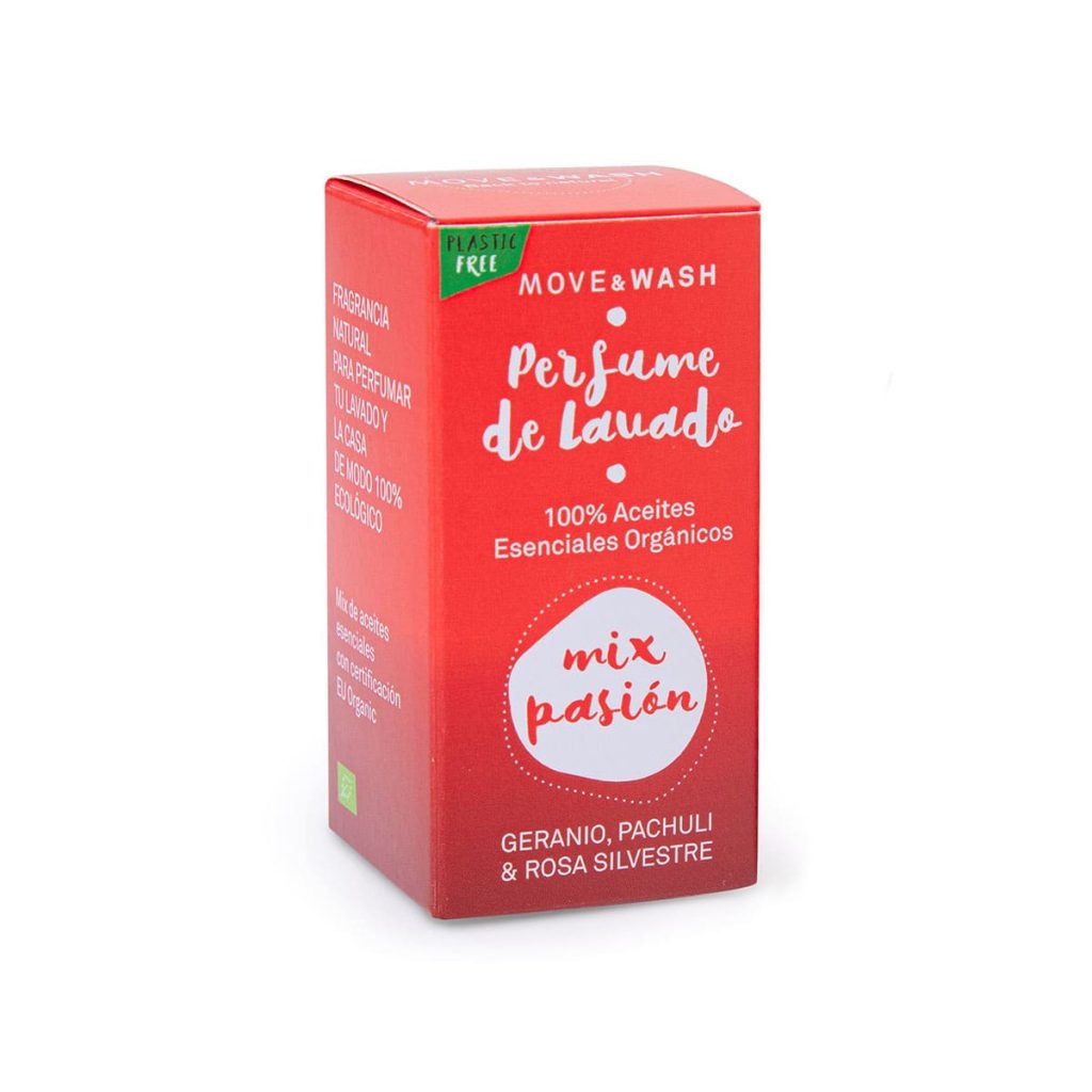 Perfume de Lavado de Geranio, Pachuli y Rosa Silvestre Caja