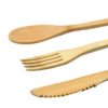 Kit de cubiertos de bambú