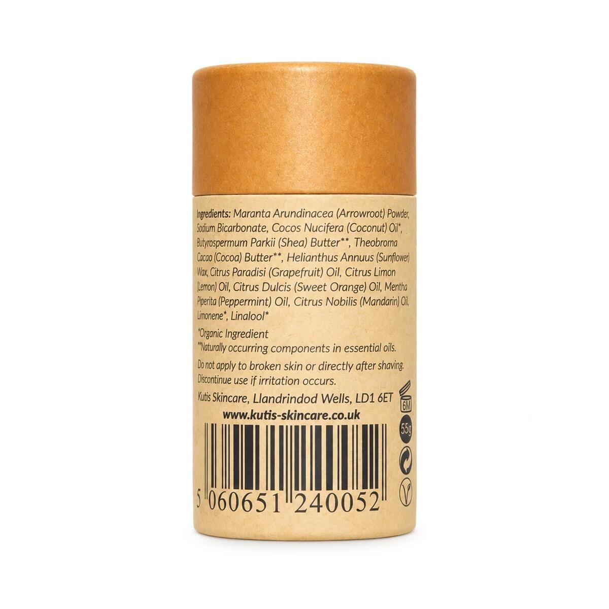 Desodorante Vegano de Pomelo y Mandarina — Kutis Skincare