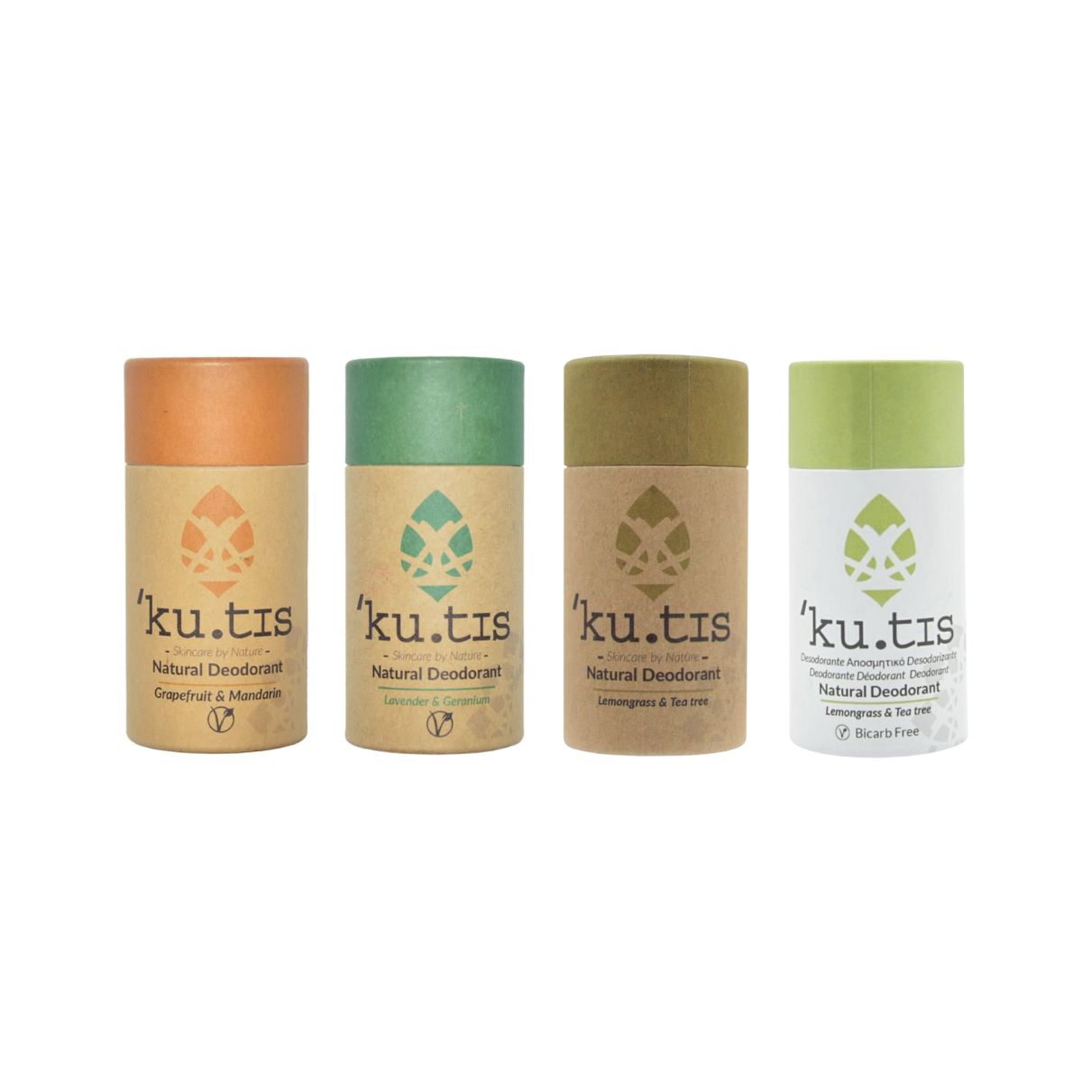Kit Desodorante Kutis 4 unidades