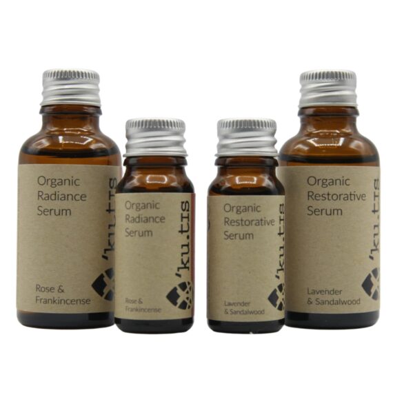 Sérum Facial Radiante – Rosa con Incienso y Geranio