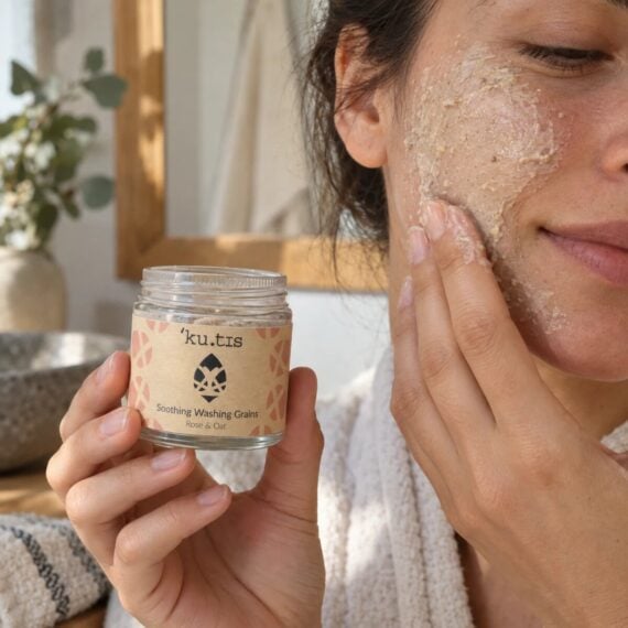 Mascarilla Natural Calmante - Avena y Rosa