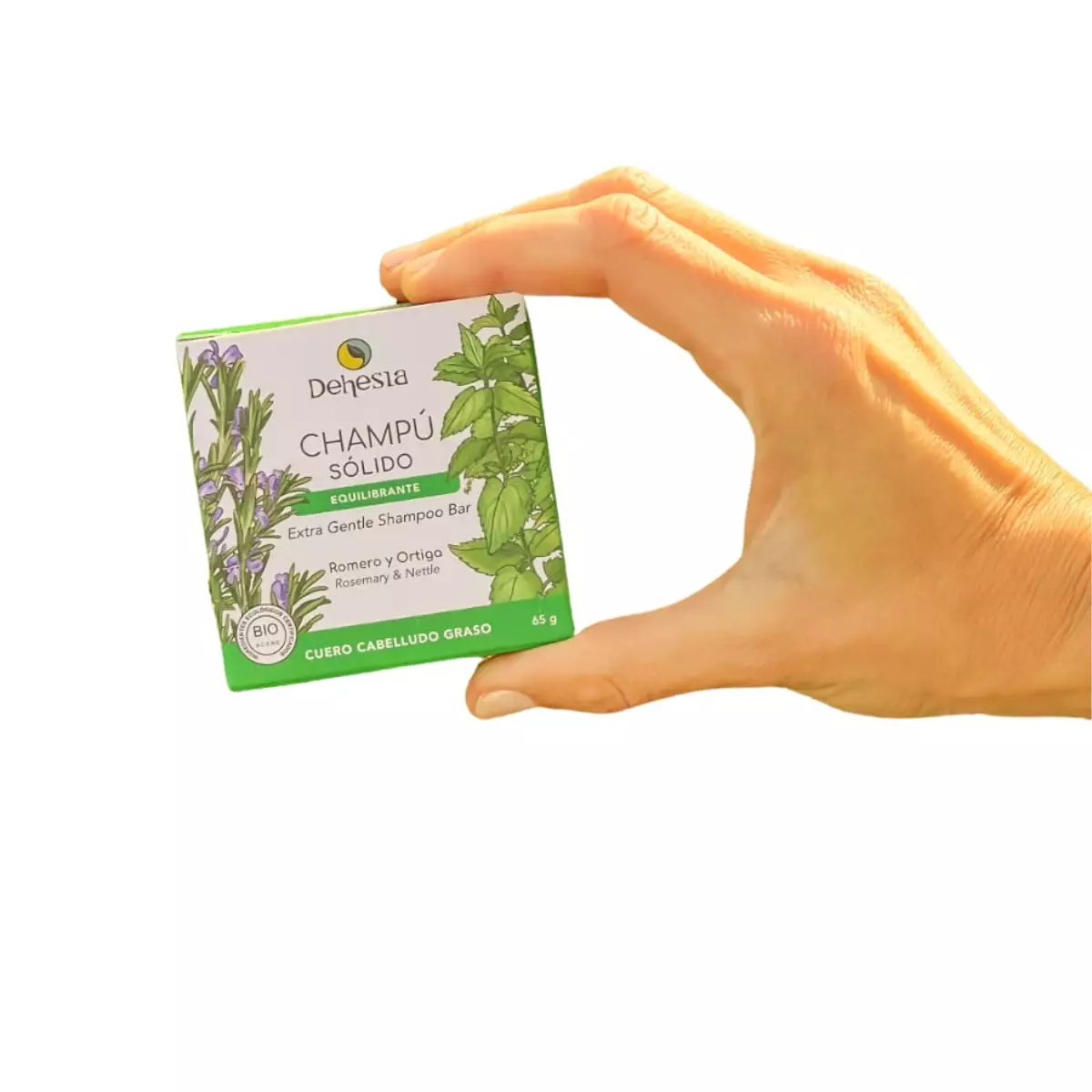 CHAMPU SOLIDO BIO PARA CABELLO GRASO 65GR