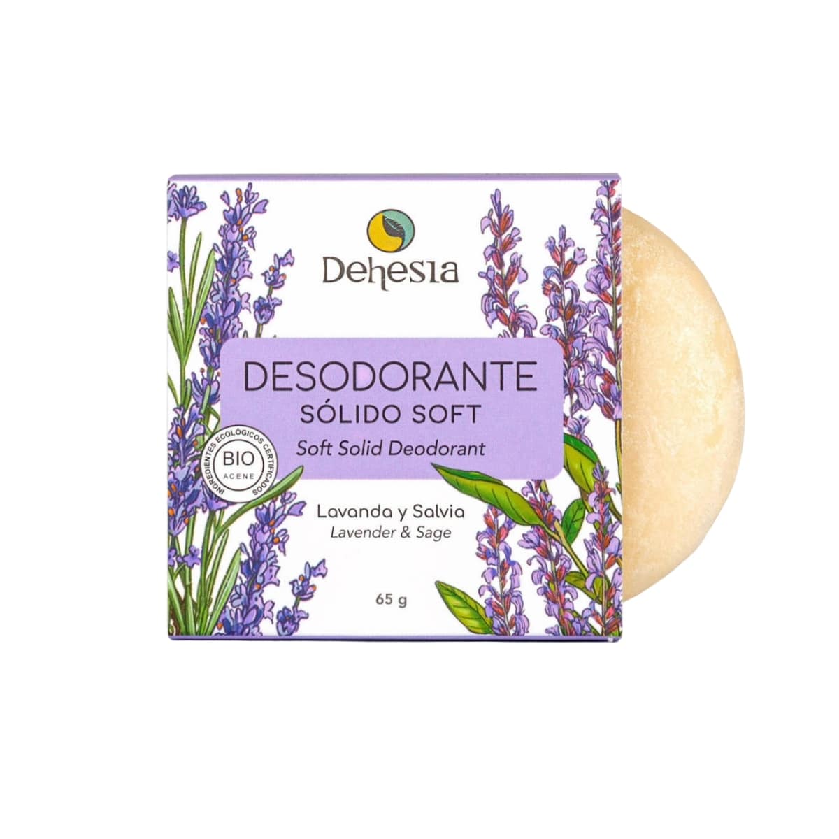 DESODORANTE SOLIDO SOFT BIO CON LAVANDA SALVIA 65GR