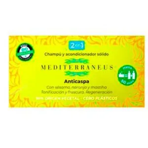 MEDITERRANEUS champu-acondicionador solido anticaspa 55 gr.