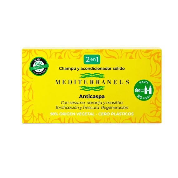 Champú y Acondicionador Sólido Anticaspa 55 g