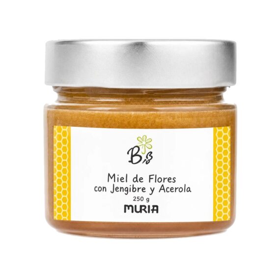 Miel de Flores con Jengibre y Acerola 250 g