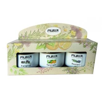 MIEL DEL MEDITERRANEO Romero Tomillo Naranjo 3udx250 gr