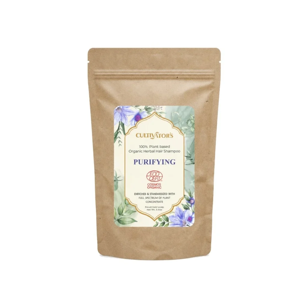 bolsa de champú orgánico en polvo purificante de cultivators