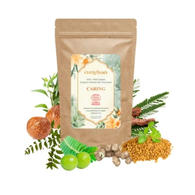 CHAMPU ORGANICO CARING polvo 250 gr.