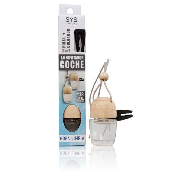 Ambientador Coche Style Colgante o Pinza 7 mL - SYS - Mango, Pinza para rejilla