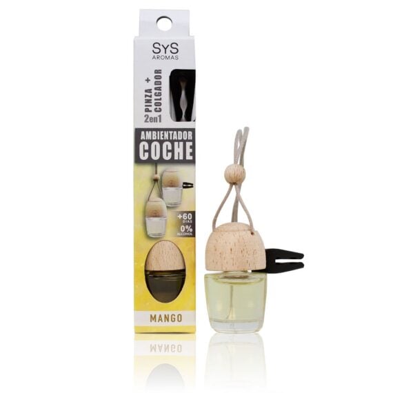 Ambientador Coche Style Colgante o Pinza 7 mL - SYS - Mango, Pinza para rejilla