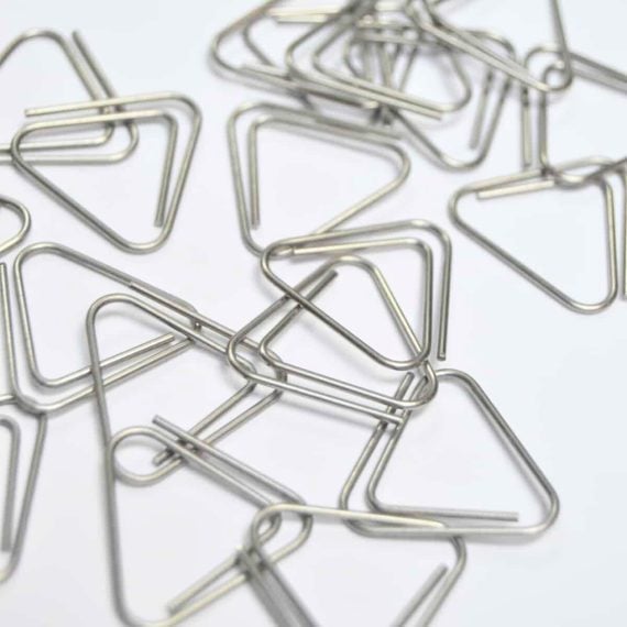 Clips Triangulares de Acero Inoxidable